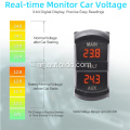 LED Digital Panel Double Voltmeter Monitor